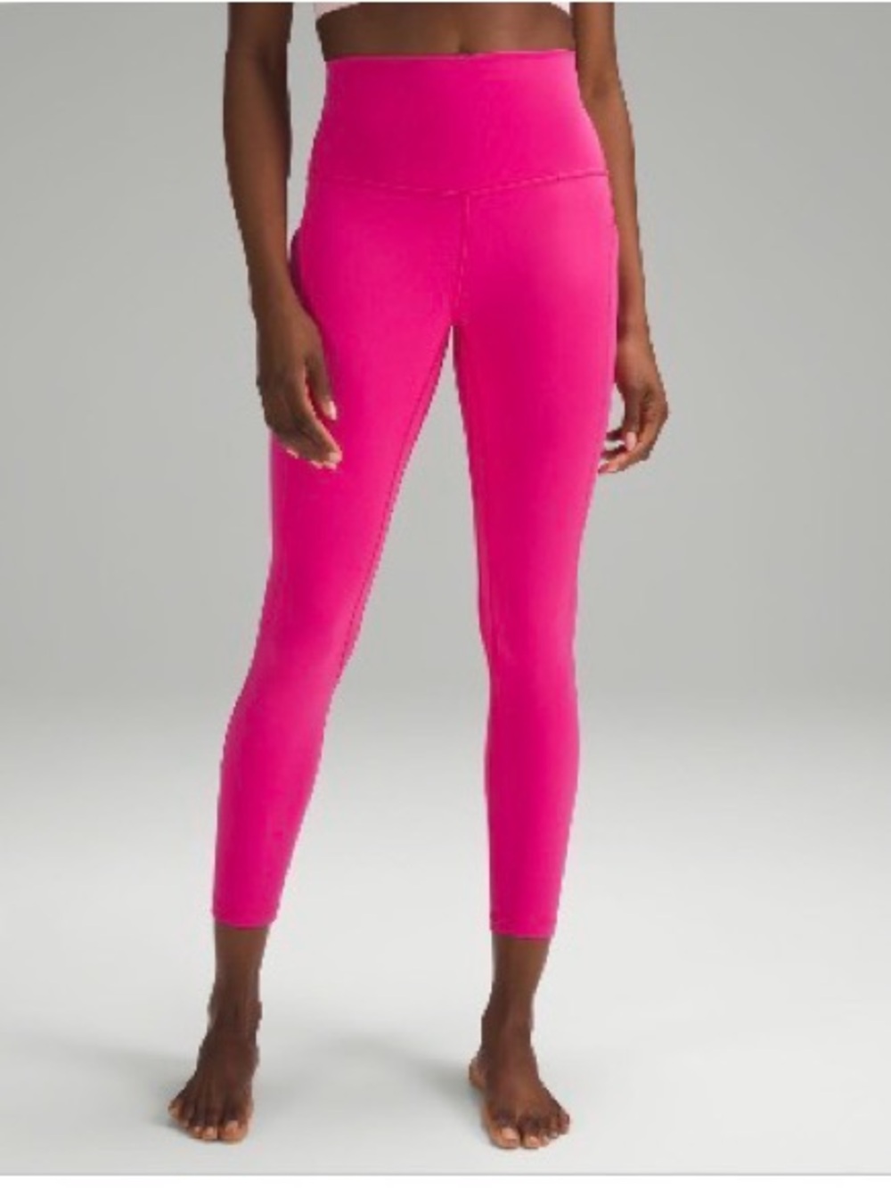 lululemon athletica align High-Rise Hot Pink Leggings size 6, 25” inseam